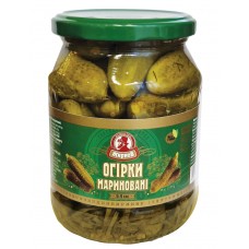 Огірки мариновані 6-9 см 720 мл ТМ ЖирноВ 8 шт/уп
